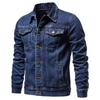 2025 Spring/Autumn Men's Denim Shirt Jacket - Japanese Casual Youth Workwear