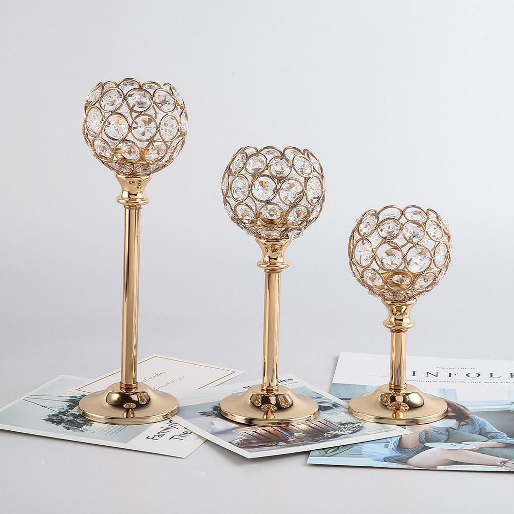 Bougeoir en cristal moderne pour bougie chauffe-plat, pour la maison, pour fête de Noël, mariage, salle à manger, décoration de centre de table