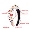 Knotted Fashionable Fabric Full Women's Hair Accessories Diamond Exquisite Headband