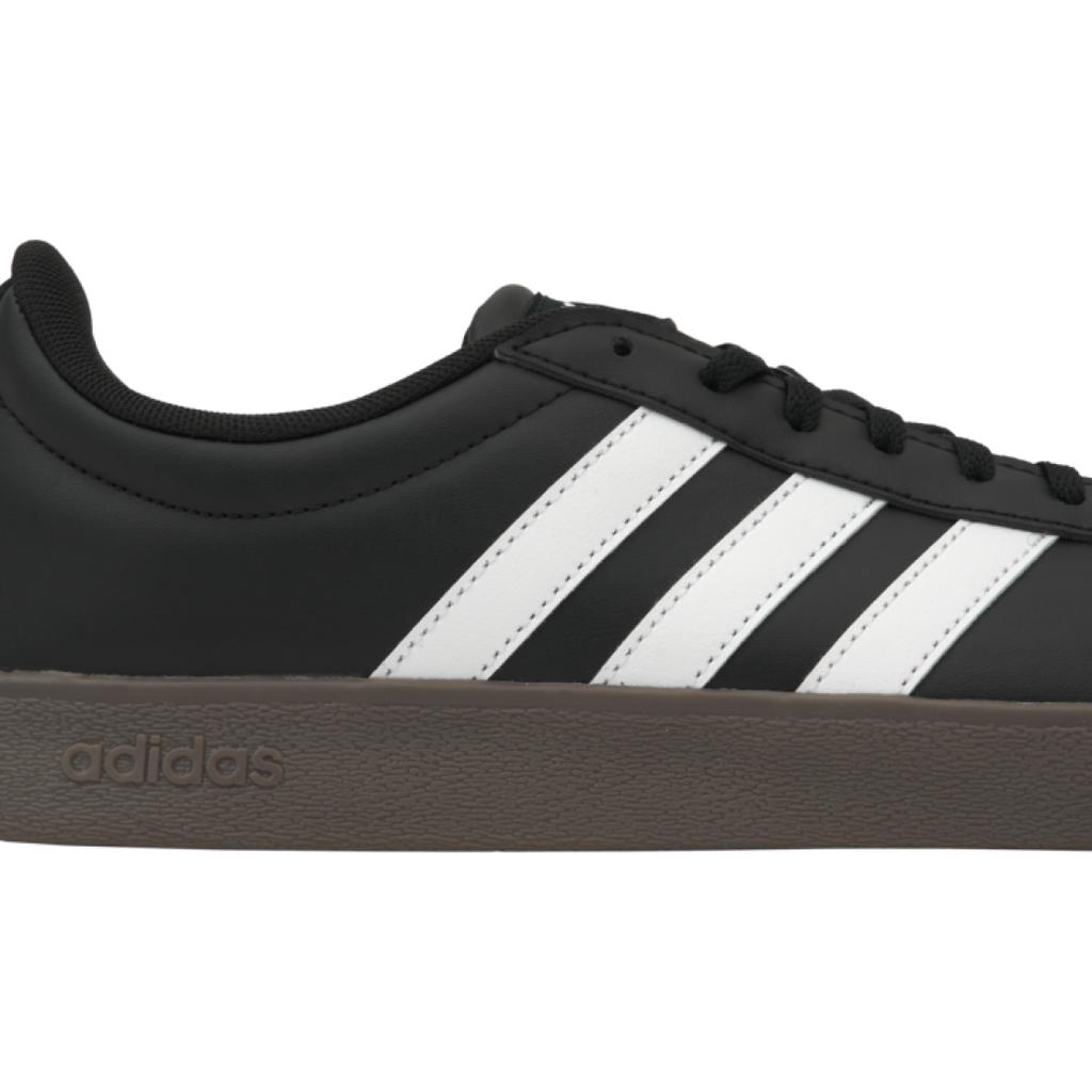 adidas Vl Court Series Comfortable Versatile Low-Top Skate Shoes Unisex Sneakers Black ID3712