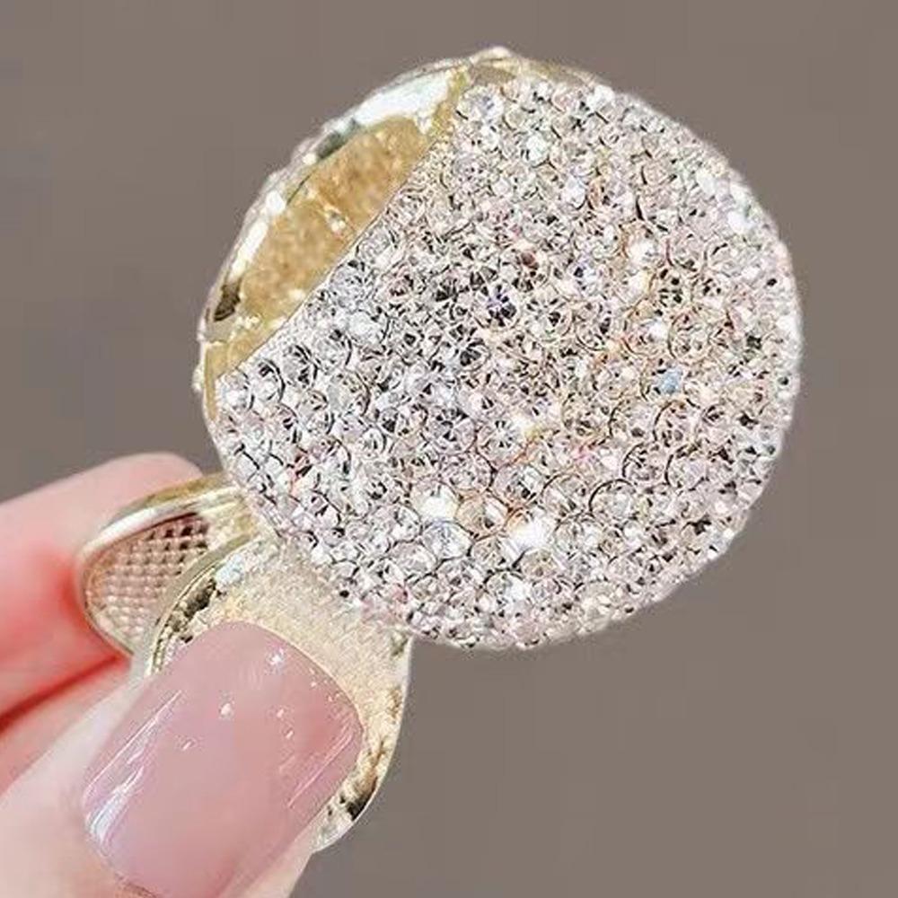 Pearl Rhinestone Hair Clip Headdress Hair Claws New High Ponytail Holder Women Girls