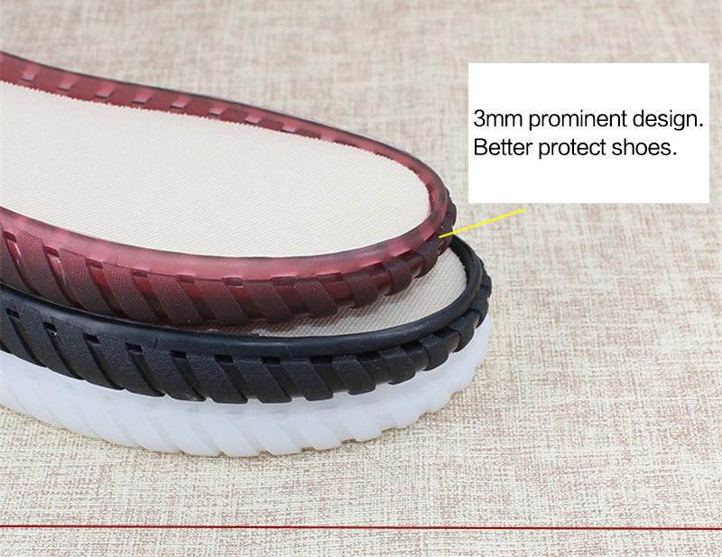 Rubber Soles Autumn Winter Hooks Soles Transparent Crystal Shoes Protector Non-slip Tendon Bottom Hand-knitted Slippers Sandals