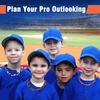 Colier de baseball Colier sport cu frânghie împletită cu trei împletituri de 18 inci Bijuterii pentru spiritul echipei Accesoriu pentru fani pentru baseball, fotbal, softball