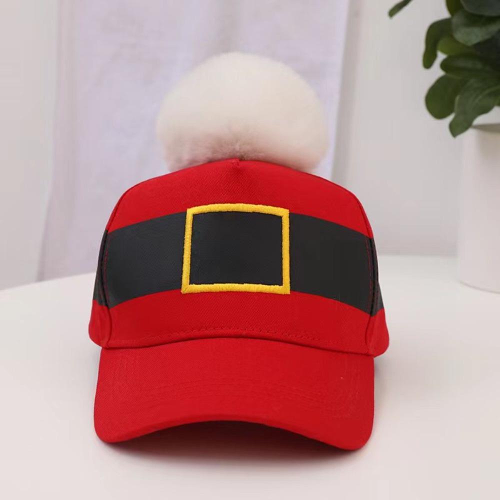 Red Knitted Knit Christmas Beanie Dress Up Santa Claus Cap Women Men Christmas Hat Outdoor