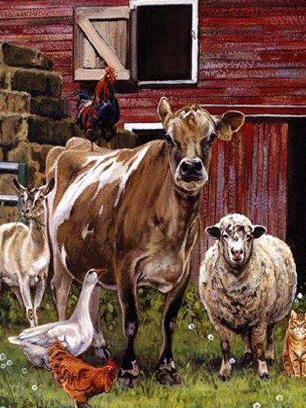 

Алмазная картина с изображением животных, набор алмазных картин, вышивка крестом, Алмазная вышивка, картина 15*20cm