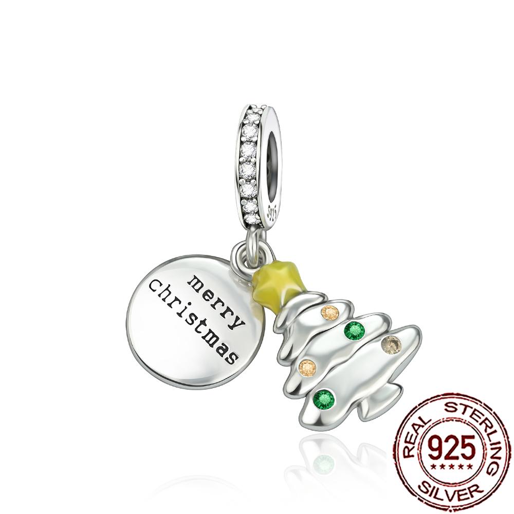 Novos Berloques de Cobre de Natal Papai Noel Berloques para Pulseira Corrente Cobra Colar Feminino Joias Diy