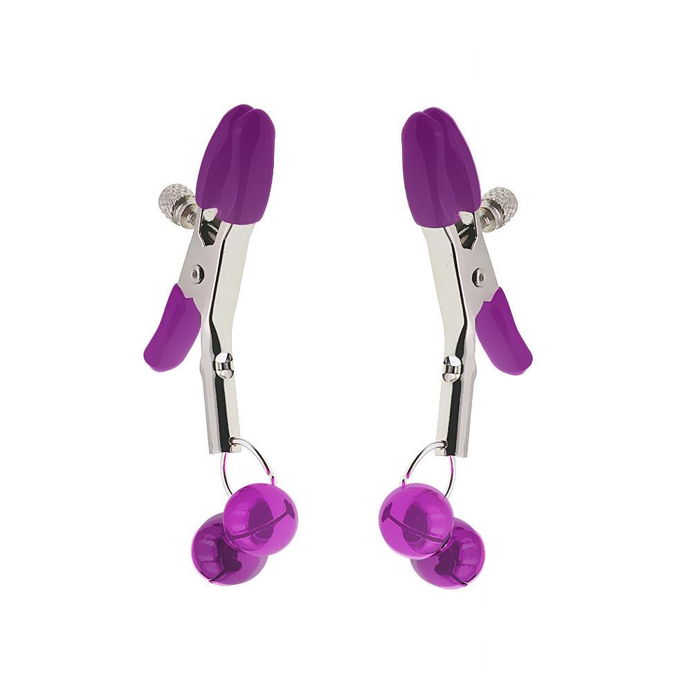 Metal Sexy Bell Nipple Clamp Mei Mei Clip Female Masturbation Adult Products Sex Toy Sex Tools