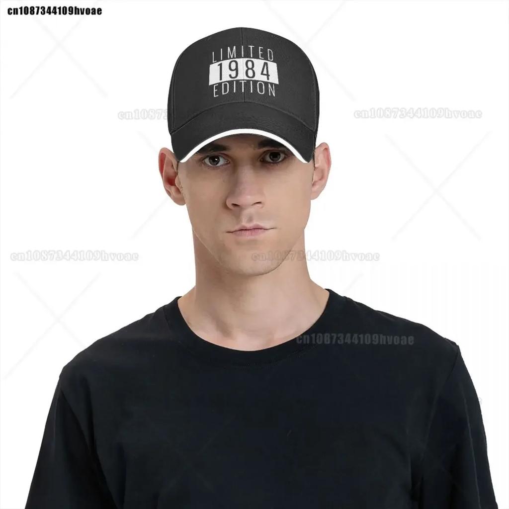Limited 1984 Edition 40th Birthday Merch Men Women Trucker Hat Adjustable Birthday Present for 40 Versatile Hats Cap
