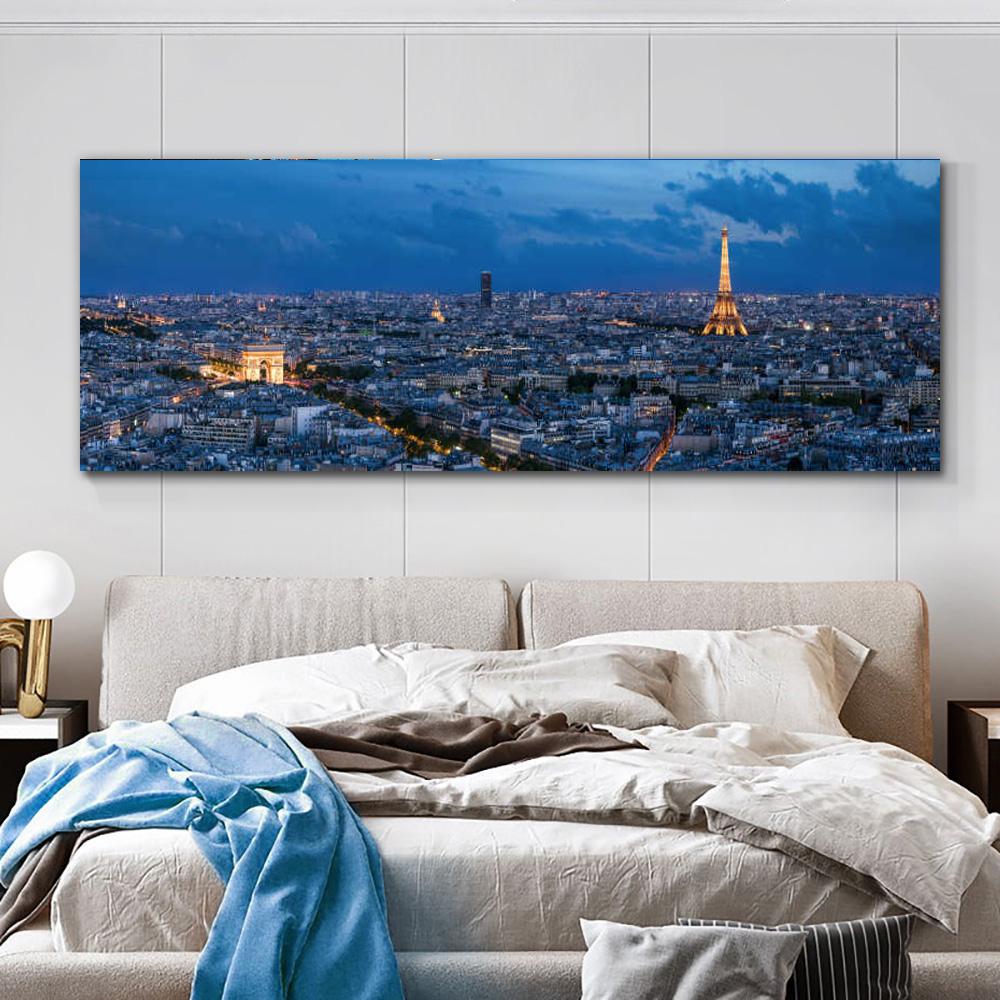 Paris Eiffel Tower Plakáty a obrazy Obraz na plátně Moderní krajina Obrazy na zeď Domácí dekor Architektura Cuadro Bez rámu