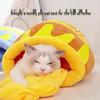 Honigtopf Katzenbett: Gemütlich, Umschlossen, Winterfest, Sicher und Entzückend Gestaltet für den Komfort und Schutz Ihres Haustieres.