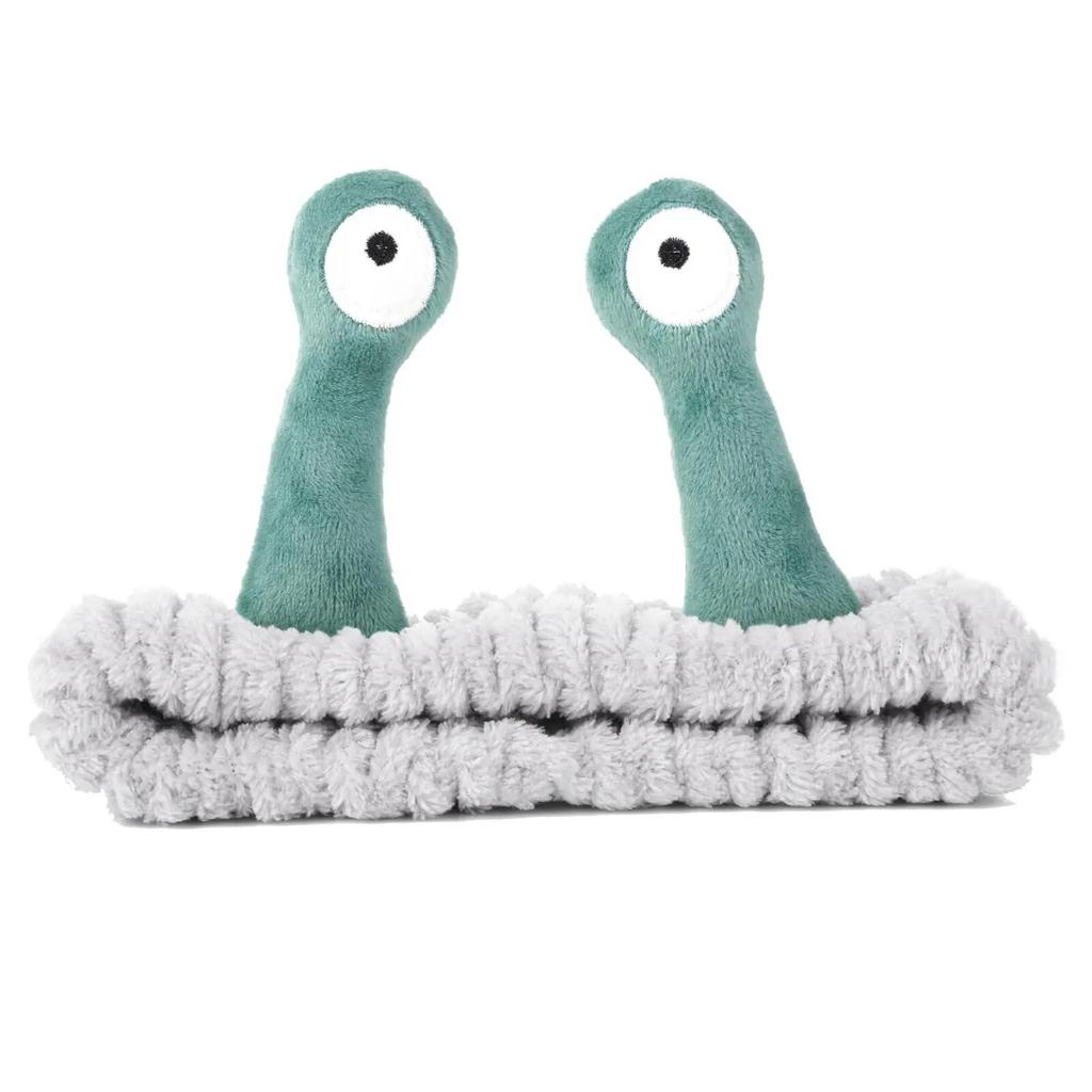 Face Wash Snail Headband Cartoon Cute Coral Fleece Elastic Spa Hair Bands Skincare Makeup Beauty Shower Yoga Sports Headwear