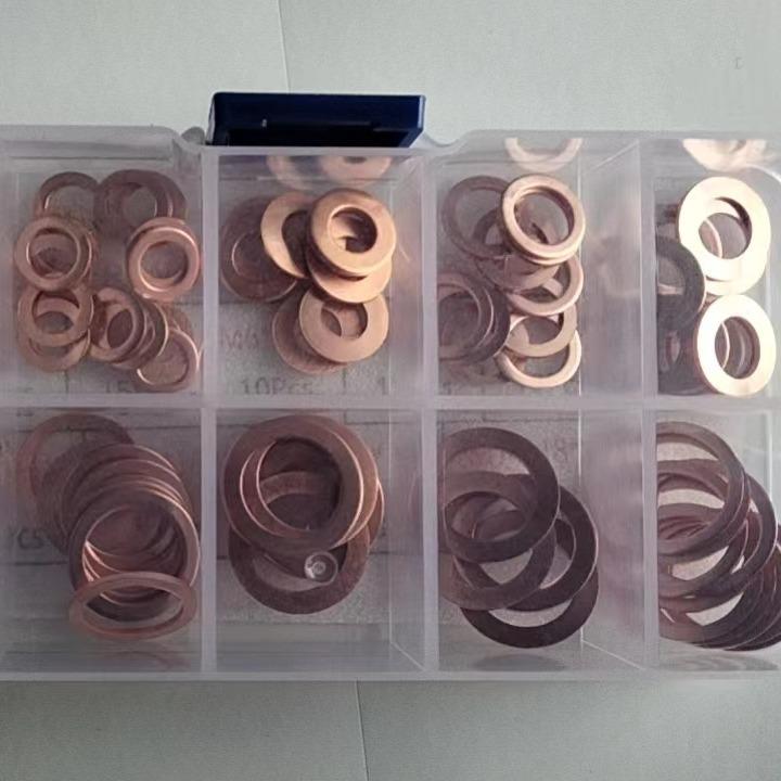 

Набор медных уплотнительных прокладок для масляных сальников, 100 шт., с возможностью индивидуальной настройки и оптовыми скидками