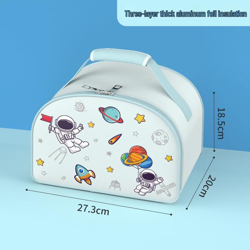 316 Stainless Steel Insulated Bento Lunch Box for First-Grade Girls, Four Compartments, Perfect for School.