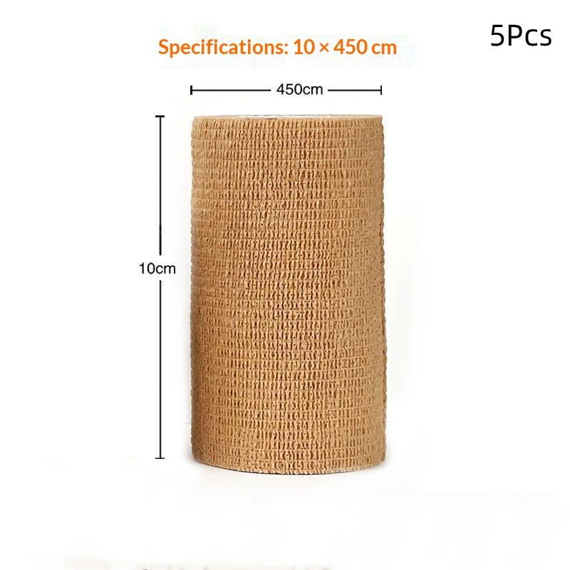 Skin Friendly Sports Self Adhesive Elastic Bandage 5 Pcs Non Woven Wraps for Finger Wrist Leg Athletic Joint Support