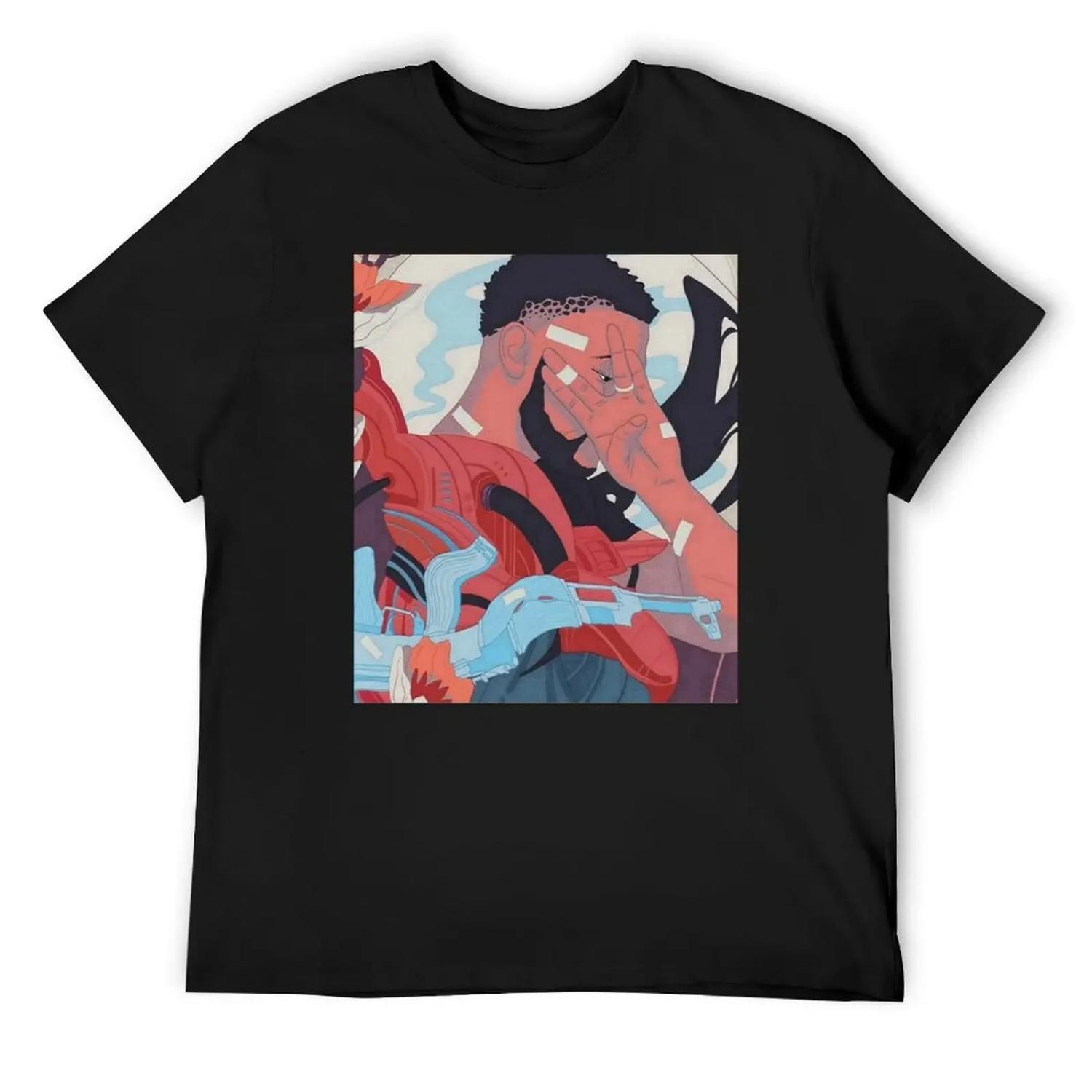 Damso classique T-Shirt funny shirt cotton oversizeds Anime t-shirt men clothings S