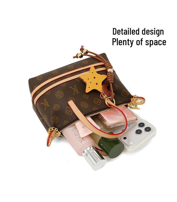 2026 Retro-Print Damen Luxus Crossbody-Tote - Vielseitig & Stilvoll