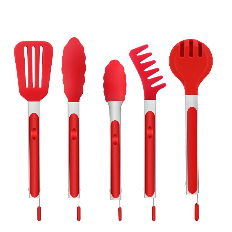 SMVP Stainless Steel Silicone Multi-purpose Kitchen Tongs