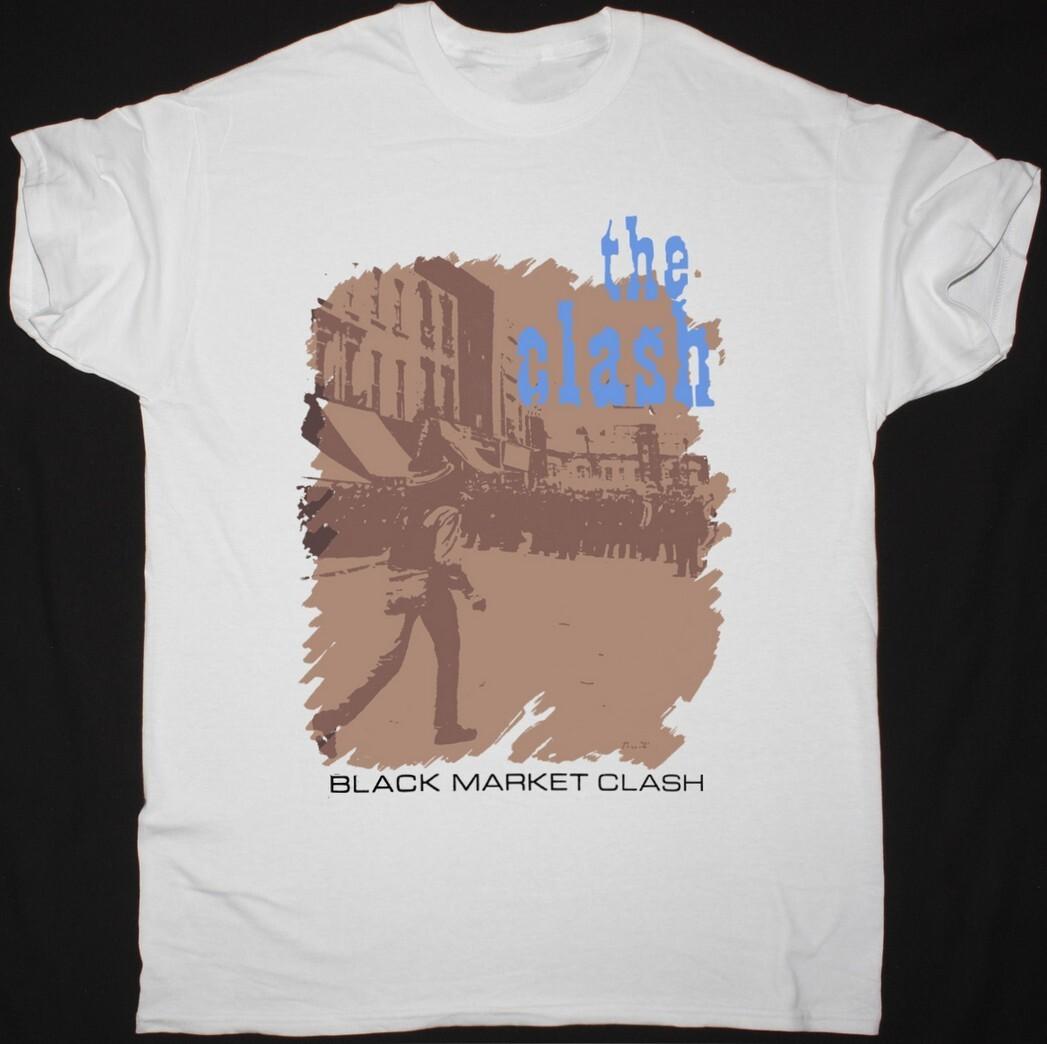 THE CLASH BLACK MARKET CLASH T SHIRT L