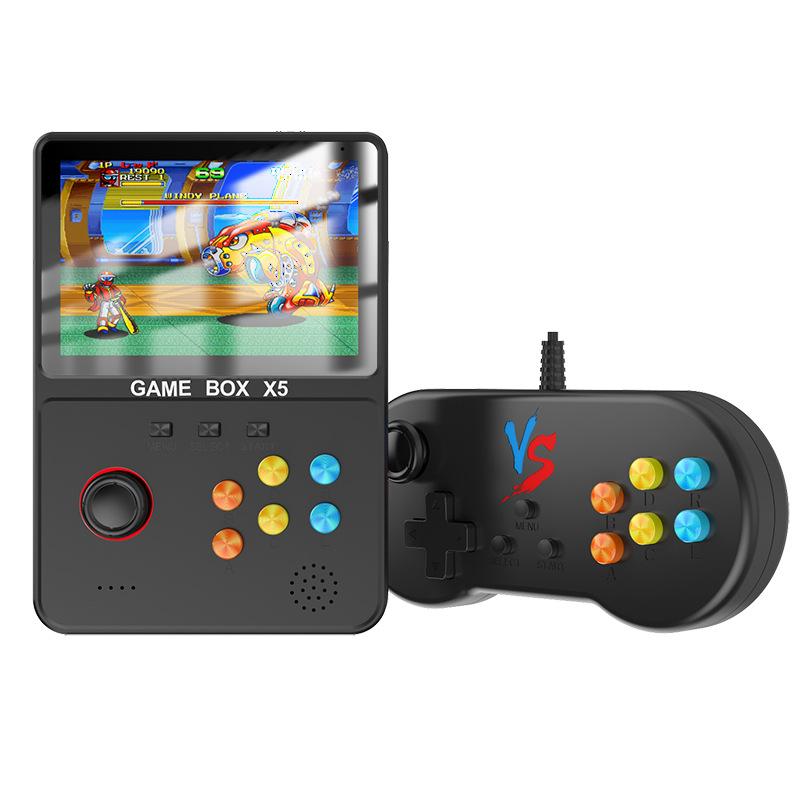 X5 Retro-Handheld-Spielkonsole, X5 Game Power Bank, tragbare Power Bank, 8000 mAh Kapazität, 4 Zoll, Soft Light-Farbbildschirm, über 10000 Spiele