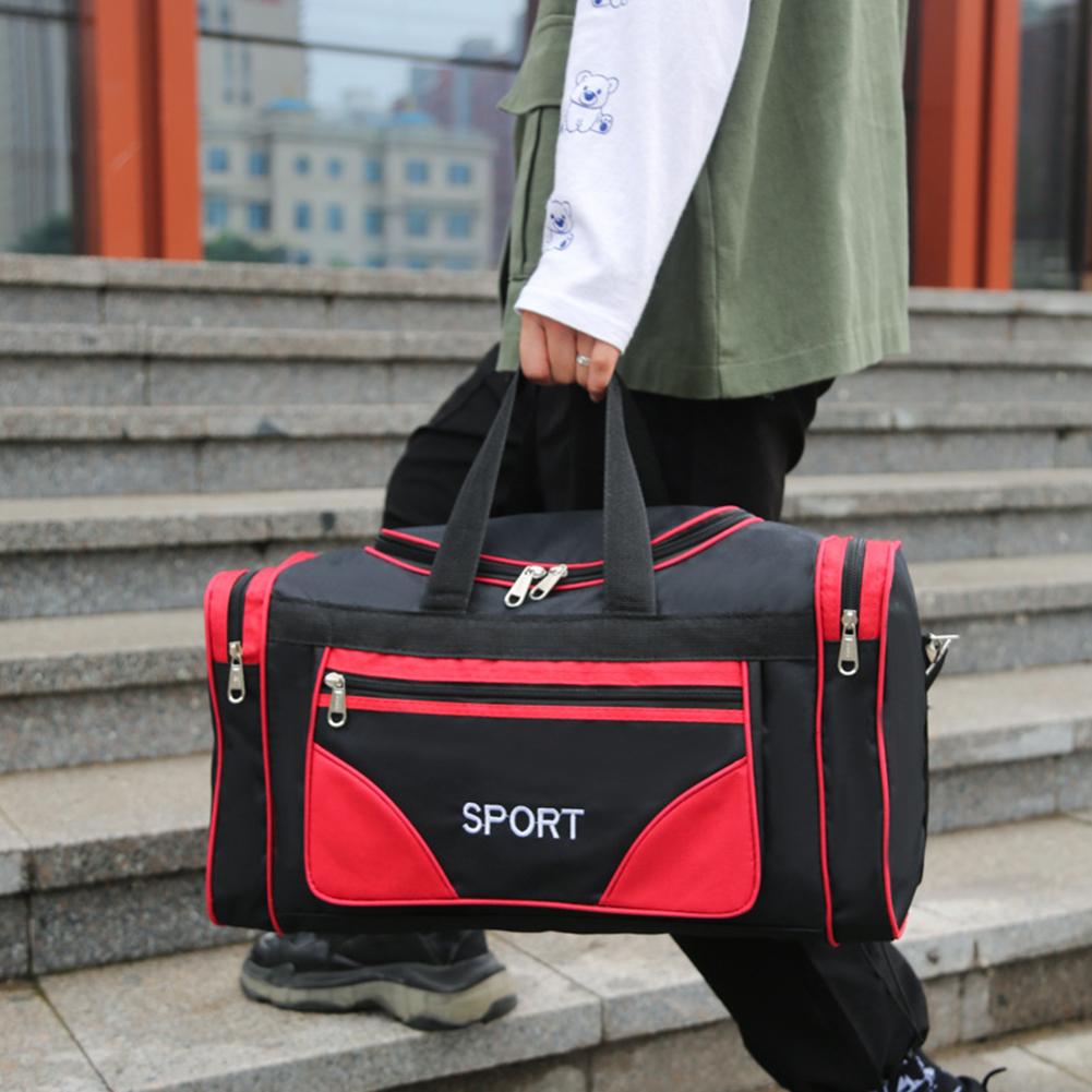 Oxford Fitness Bag Large Capacity Sports Backpack Purse Waterproof Multifunctional Adjustable Shoulder Strap for Travel Swimming