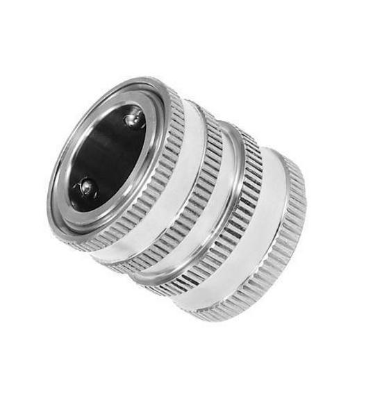 3/4" Stainless Steel Quick Connect High-Pressure Washer & Garden Hose Adapter Kit