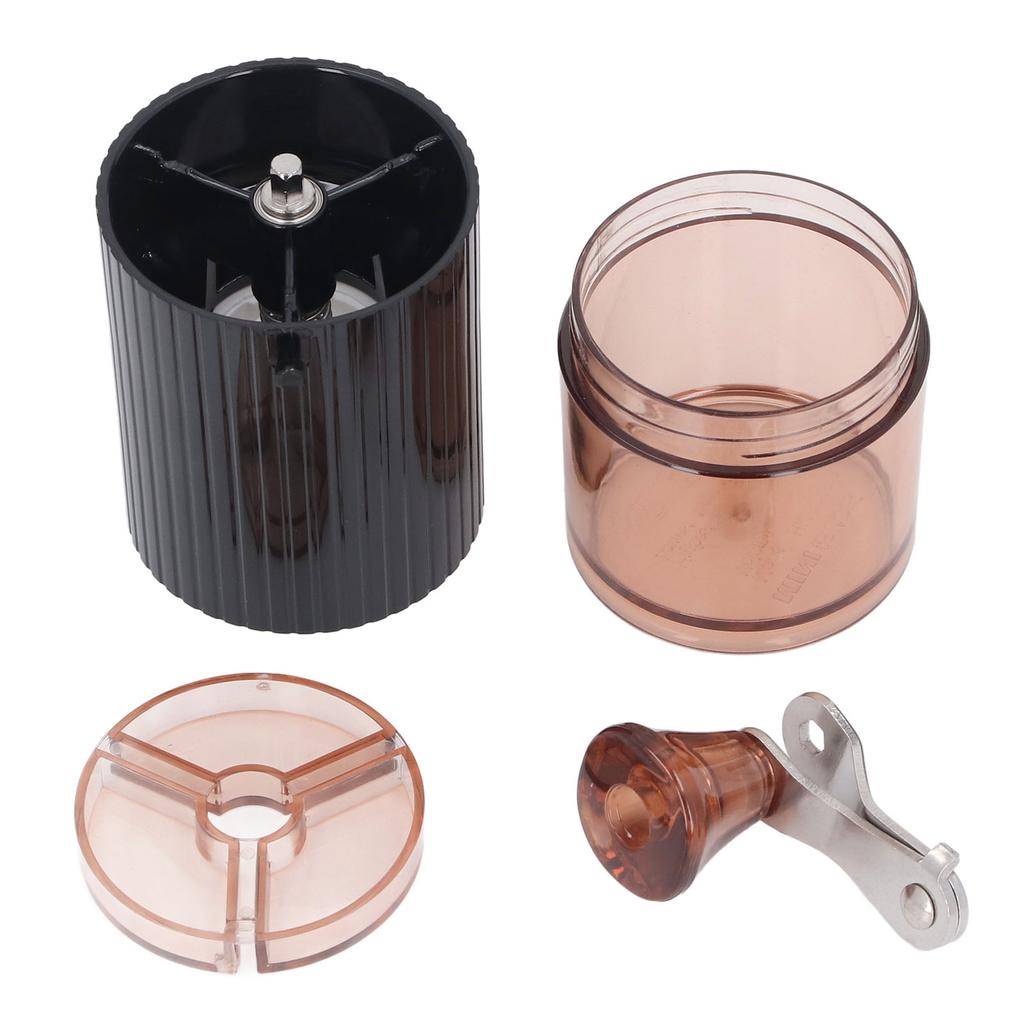 Manual Coffee Grinder PC Portable Hand Coffee Bean Mill with Handle for Drip Coffee French Press Hom
