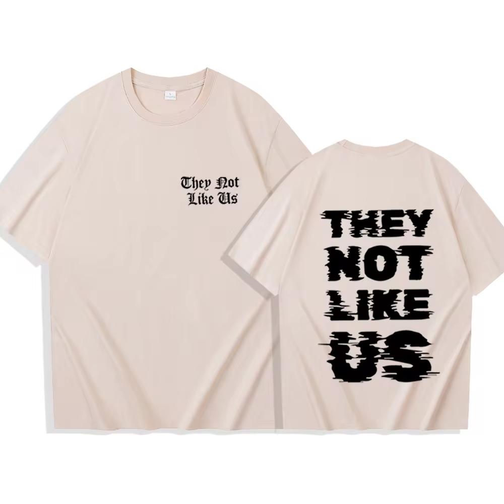 Streetwear Kendrick Lamar They Not Like Us T-Shirt New Song Album Tees RAP HIP HOP Oversize Fans Gift Unisex Fashion Casual Tops