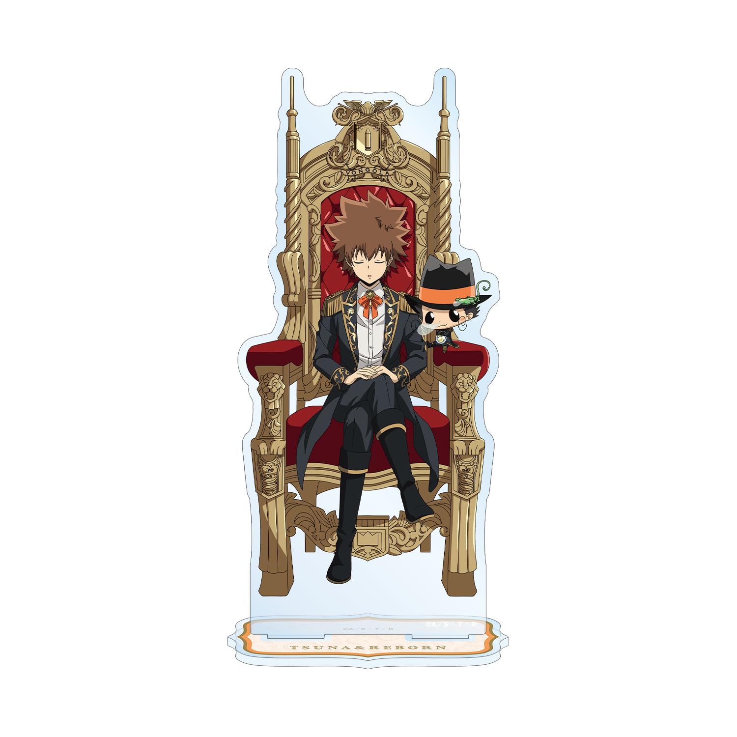 

Репетитор-киллер Реборн! Оригинальная иллюстрация Цунаёси Савада Реборн Мечтающий трон Большая акриловая подставка и вер.