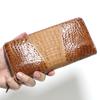 [Berkut] brown crocodile long wallet men's ladies genuine crocodile long wallet genuine leather Genuine leather leather crocodile crocodile leather