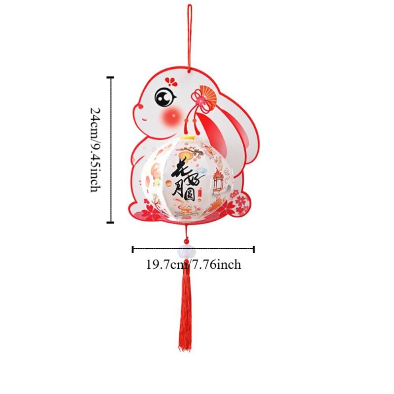 PVC Children DIY Lantern Material Kit 3D Ancient Style Handheld Lantern  Craft Toys