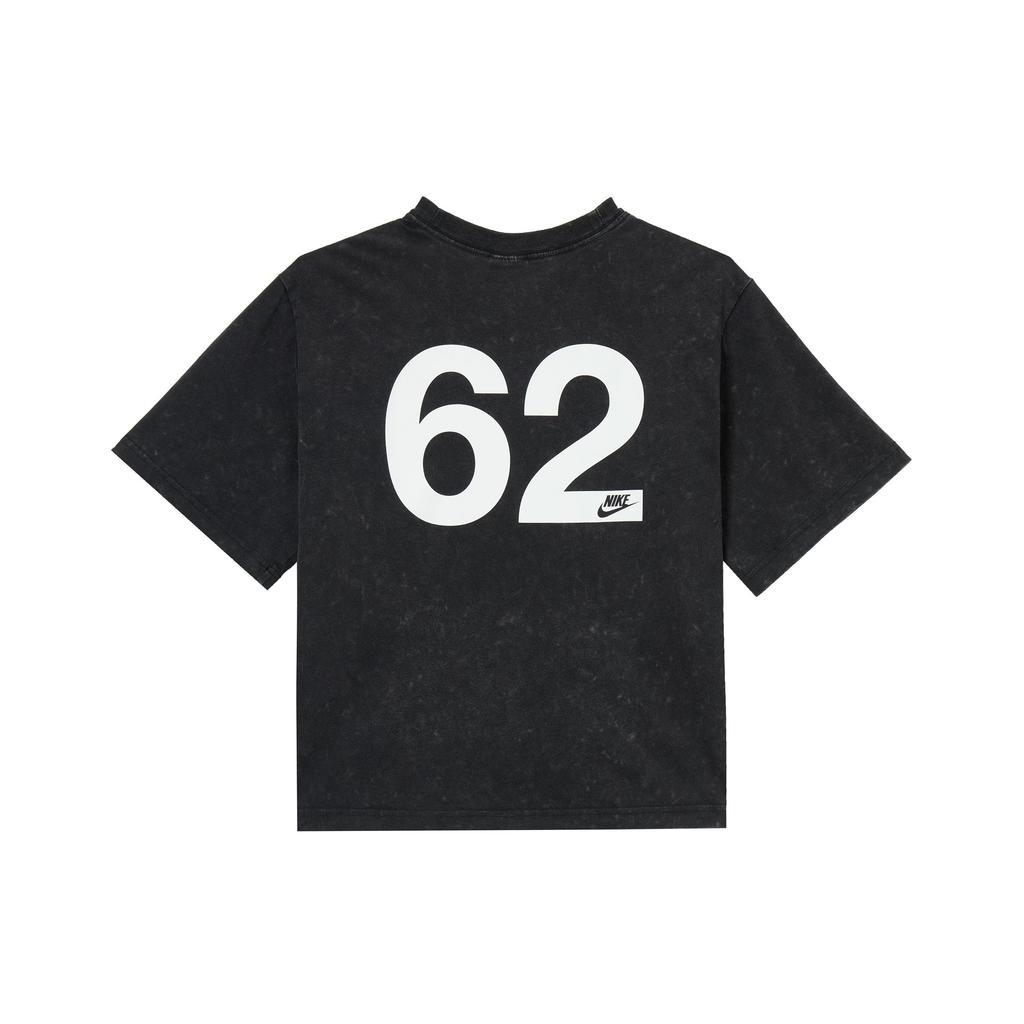 Nike Sportswear Fashion Versatile Sports Casual Short Sleeve T-Shirt Women Tops Black IF0623010