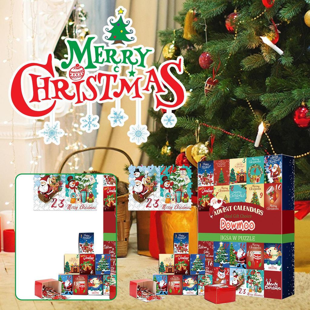 Dowmoo Christmas Advent Calendar Puzzle & Hanging Decoration Gift Toy