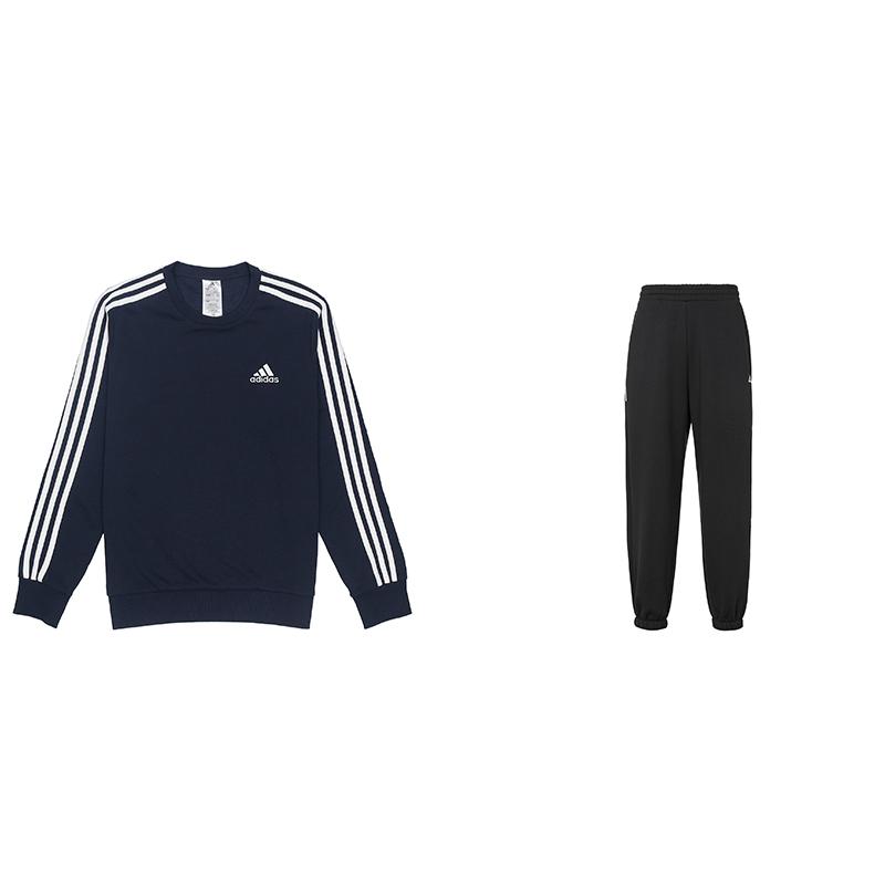 

Adidas Logo Printed Striped Long Sleeve Retro Sports Knit Tracksuit Unisex Tracksuit GK9079+FK6884 S