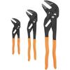 Adjustable Pliers Wrench Set, Compact High-Leverage Parallel Smooth Jaw Pliers, 7-Inch, 10-Inch and 12-Inc
