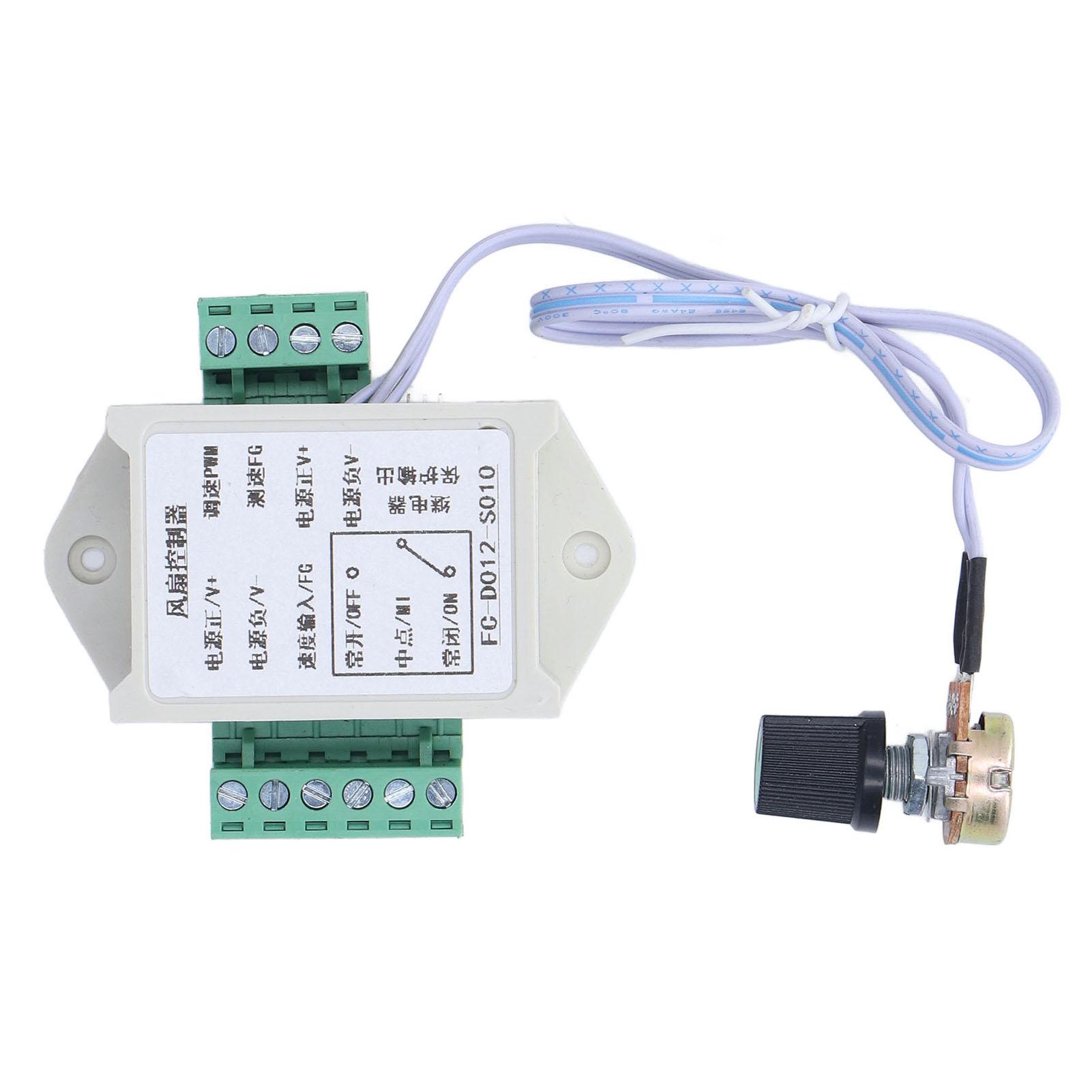 

12V 4 Wire PWM Fan Controller Motor Stall Protection Detection Speed Regulator CD012S010