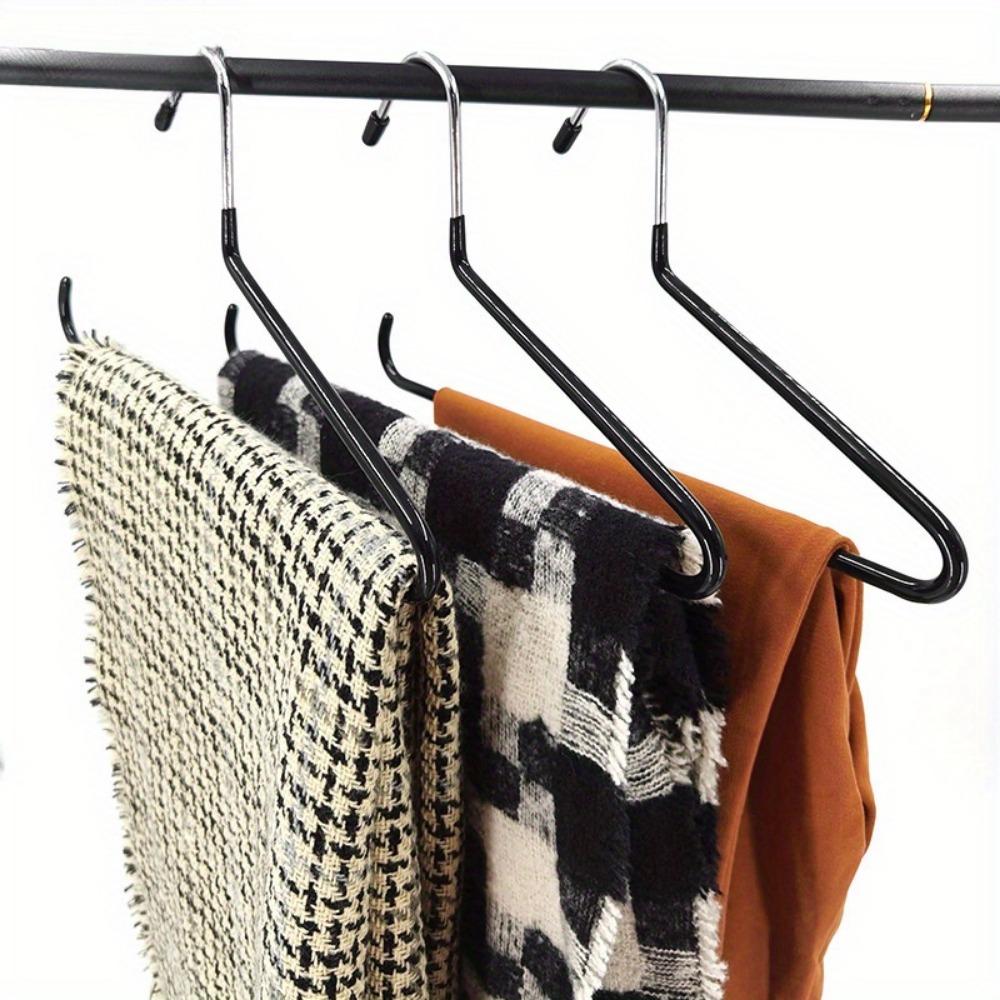 2pcs Goose Shaped Pants Rack, Round Hook, Anti Slip and Traceless Pants Rack, Clothing Sorting and Storage Clothes Hanger