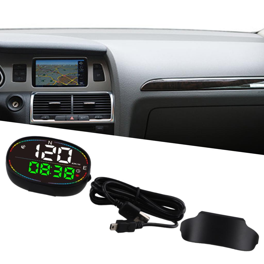 Car Accessories Head Up Display Car HUD Head Up Display Odometer Meter 80*54*31 Mm ABS+PC Car GPS High Universality