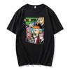 Cross-border new pure cotton two-dimensional animation soul eater printed men's clothing loose casual Japanese T-shirt men's short sleeves ins