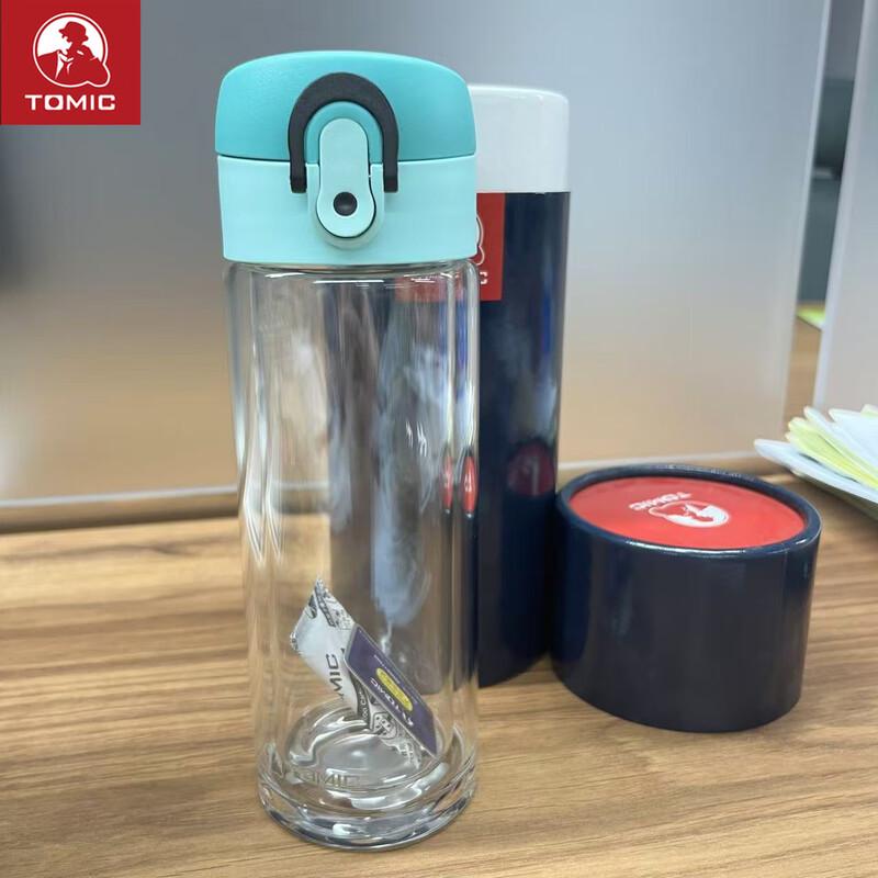 Temec TGL1176 Portable Borosilicate Glass Bottle