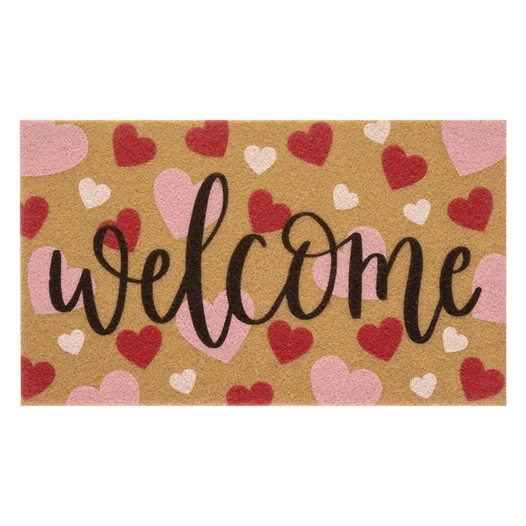 Valentine's Day Love  Door Mat, Entrance Mat,  Floor Mat, Carpet