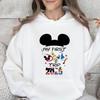 Disney Family Wear 2025 Holiday Commemorative Multi-color Available for Autumn and Winter Casual Loose Hoodie Girls Long-sleeved