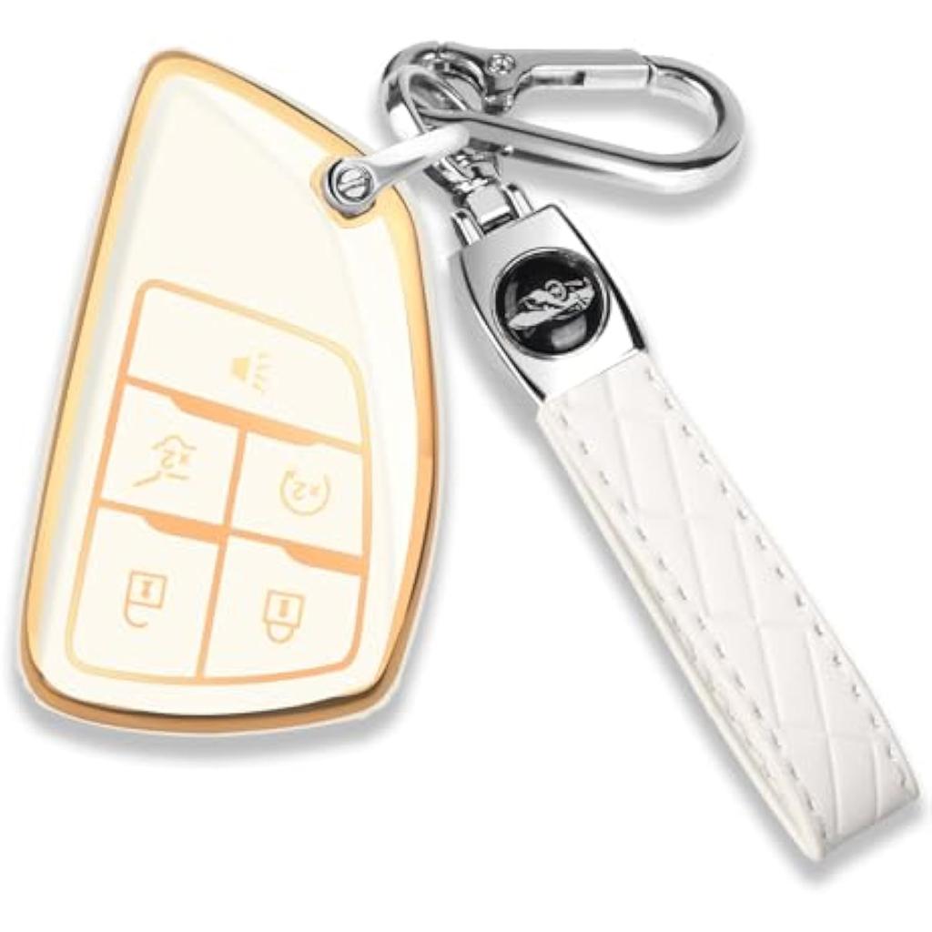 Soft TPU protection case for Chevrolet Keychain compatible with compatible 2021-2025 Chevrolet