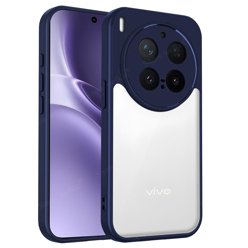 Transparent Silicone Case For Vivo X300 Pro vivoX300 Pro X300Pro PC Back TPU Bumper Shockproof Clear Phone Cases Cover