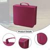 CD Case Holder DVD 256 Capacity Sleeves with Handle Trendy Portable Zipper Closure Bag