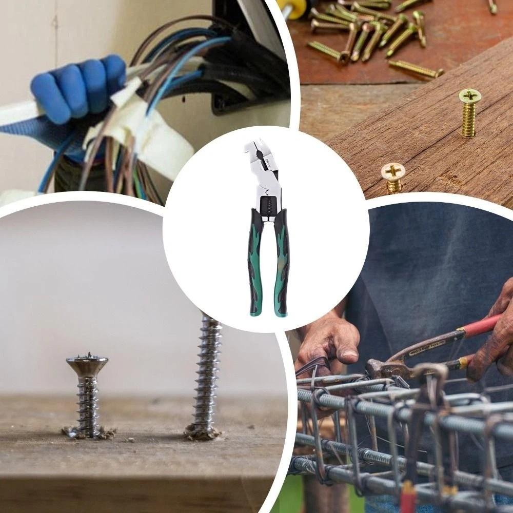 Sturdy Wire Stripper Heavy Duty Electrical Crimping Pliers Hand Tool Cable Cutter  Home Use