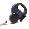 Dual Retractable Dog Leash Double Headed 16ft Extendable Lead with Poop Bag Dispenser And LED Light for 2 Small Dogs Up To 5kg