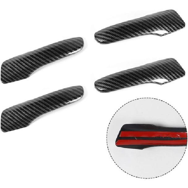 4PCS Inner Door Handles Cover Trim ABS Carbon Fiber for 2011- Dodge Charger
