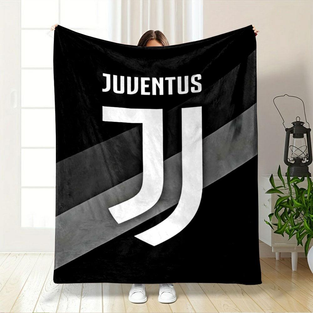 Minimalist white "J" with diagonal black and gray background stripes. for all seasons blanket lunch break throw gift