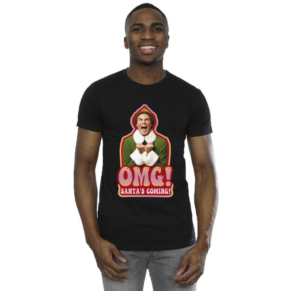 Elf Mens SantaÂ´s Coming T-Shirt