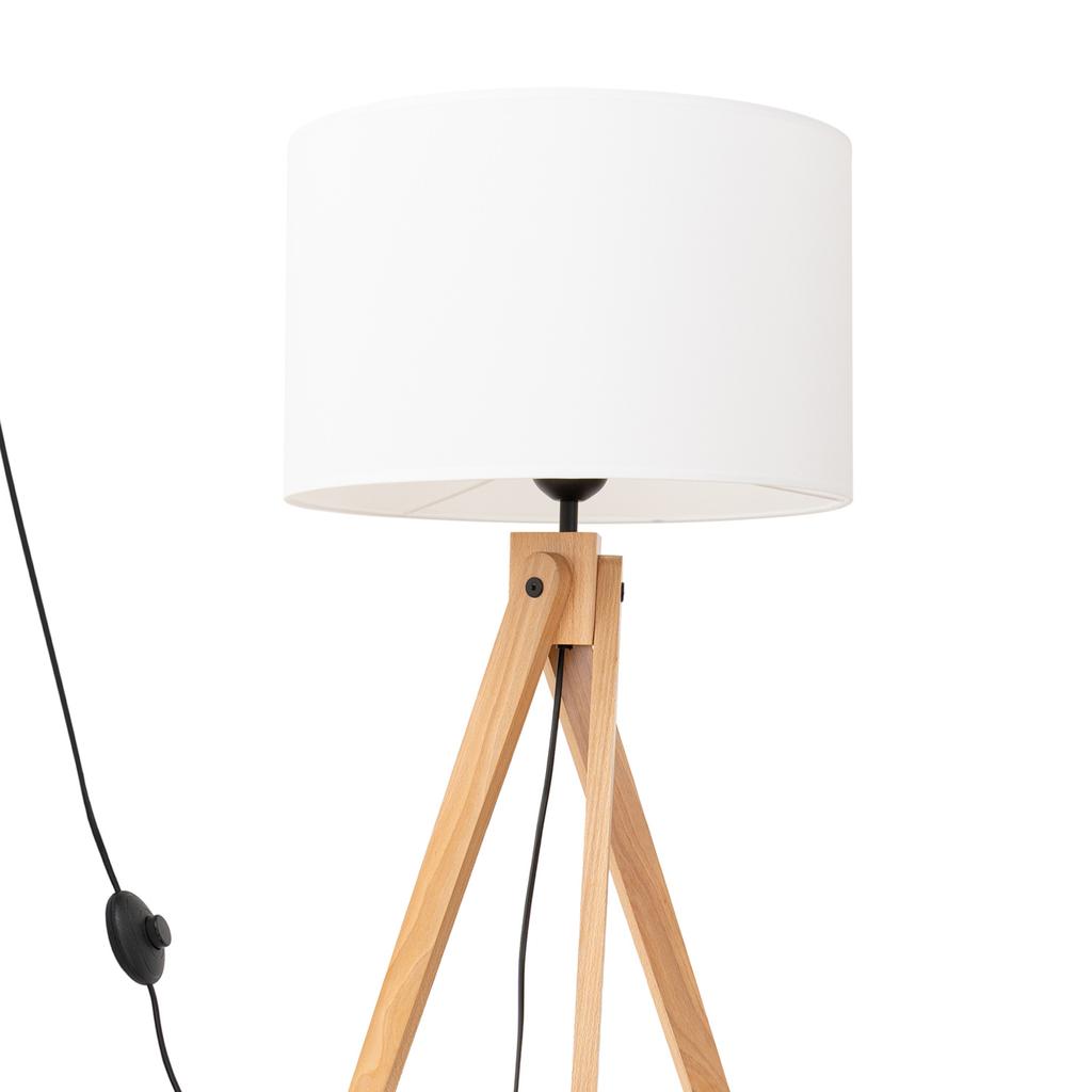 Natt floor lamp white